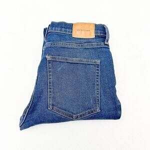 Everlane Mid Rise Dark Wash Denim Jeans Size 30 Ankle